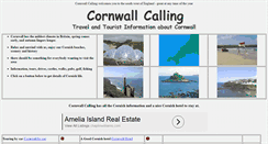 Desktop Screenshot of cornwall-calling.co.uk